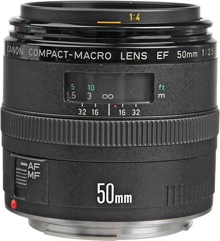 Canon EF 50mm f/2.5 Compact Macro Lens - CeX (IN): - Buy, Sell, Donate